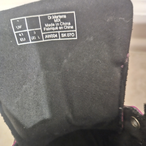 Rare Dr Martens Combat Boot Barbie Core Hot Pink Mix Style Womens US 9 EU 41 - Picture 15 of 15